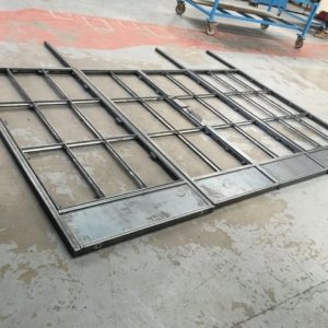 Steel door entrance - architectural metal work