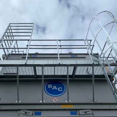 Steel access platform
