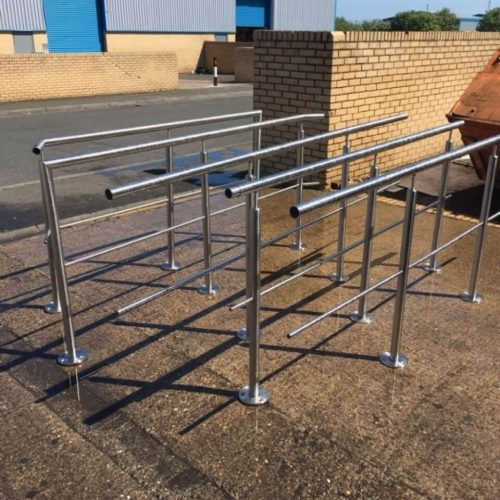 Architectural metal work - stainless steel railings